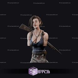Jill Valentine the Survivor Bust STL Files