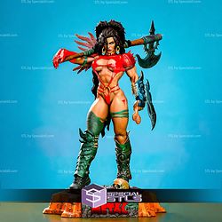 Julie Strain Heavy Metal STL Files