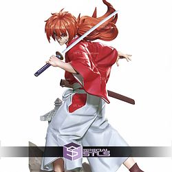Kenshin Himura Stand Pose STL Files