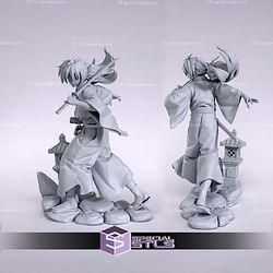 Kenshin Himura Stand Pose STL Files