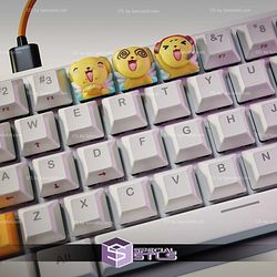 Keroberos Card Captor Sakura Keycaps STL Files