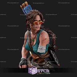 Lara Croft Bust Archer 145mm STL Files