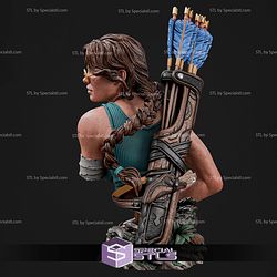 Lara Croft Bust Archer 145mm STL Files