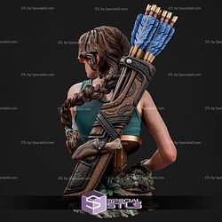 Lara Croft Bust Archer 145mm STL Files