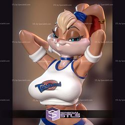 Lola Bunny Space Jam Basketball STL Files
