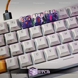 Luna Sailor Moon Keycaps STL Files