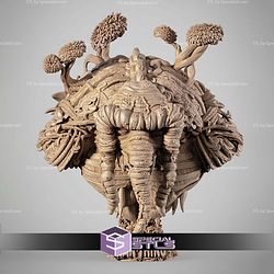 Man Thing Portrait Bust STL Files