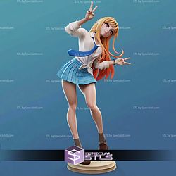 Marin Kitagawa School Girl STL Files