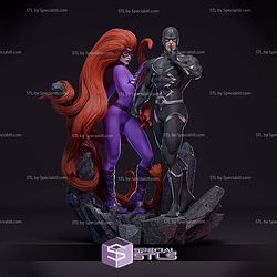 Medusa Inhumans 1-6 STL Files