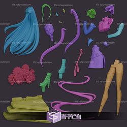 Mira Golden KPop Demon Hunters 253mm STL Files