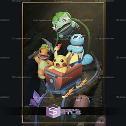 Pokemon Miner STL Files