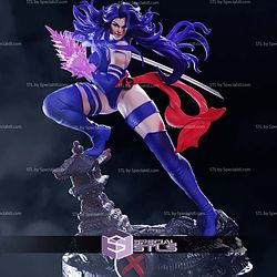 Psylocke Dynamic Pose STL Files