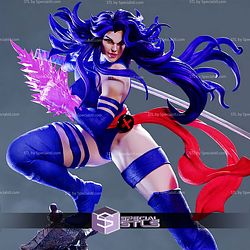 Psylocke Dynamic Pose STL Files
