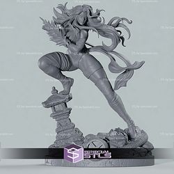 Psylocke Dynamic Pose STL Files