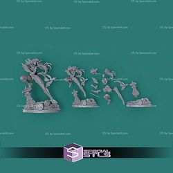 Psylocke Dynamic Pose STL Files