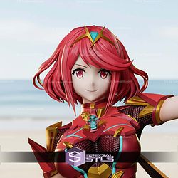 Pyra Xenoblade Flower Base 262mm STL Files