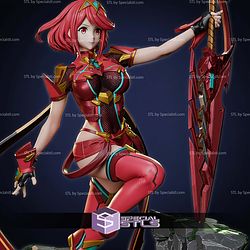Pyra Xenoblade Flower Base 262mm STL Files