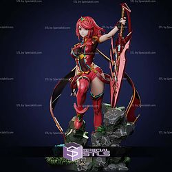 Pyra Xenoblade Flower Base 262mm STL Files