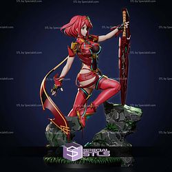 Pyra Xenoblade Flower Base 262mm STL Files