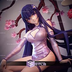 Qipao Raiden Shogun Genshin Impact STL Files