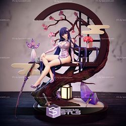 Qipao Raiden Shogun Genshin Impact STL Files