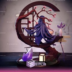 Qipao Raiden Shogun Genshin Impact STL Files