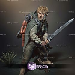 Samwise Gamgee 152mm Lord of the Rings STL Files