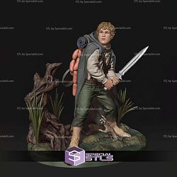Samwise Gamgee 152mm Lord of the Rings STL Files