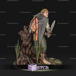 Samwise Gamgee 152mm Lord of the Rings STL Files