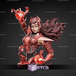 Scarlet Witch Bust 170mm STL Files