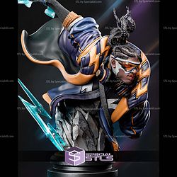 Static Shock Bust 242mm STL Files