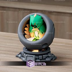 Super Basic Pokemon STL Decidueye Healing Machine