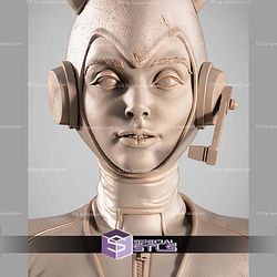 The Wasp Portrait Bust Comics STL Files