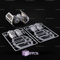 TIE Bomber Vehicle Kit Card STL Files