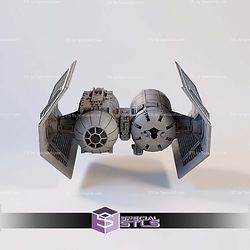 TIE Bomber Vehicle Kit Card STL Files