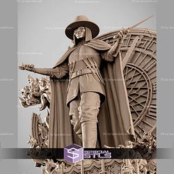 V for Vendetta 530mm STL Files