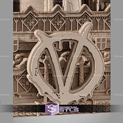 V for Vendetta Portrait Bust 334mm STL Files
