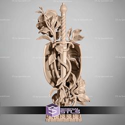 V for Vendetta Sword STL Files