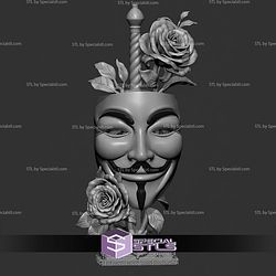 V for Vendetta Sword STL Files