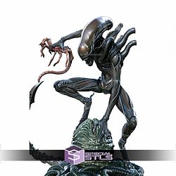 Xenomorph Alien 187mm STL Files