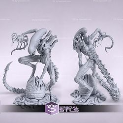 Xenomorph Alien 187mm STL Files