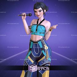 Zoey Classic Outfit 170mm STL Files