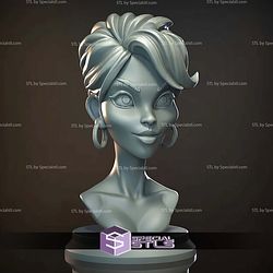 Mini Bust Character Collection STL Halle Berry