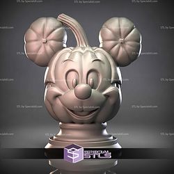 Mini Bust Character Collection STL Pumkin Mickey