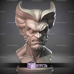Mini Bust Character Collection STL Wolverine