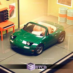 Model Kit Car STL Files MX5 NA