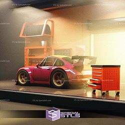 Model Kit Car STL Files Porche 964 RWB