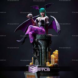 Morrigan Aensland Candle Base STL Files