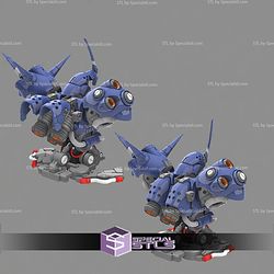 MS-18E Kampfer The Last Fighter Gundam Bust STL Files