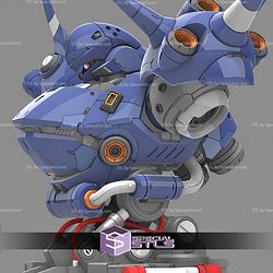 MS-18E Kampfer The Last Fighter Gundam Bust STL Files